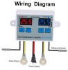 Termostat DUBLU doua sonde cu ALARMA W1088 incubator uscator maternitate 220V