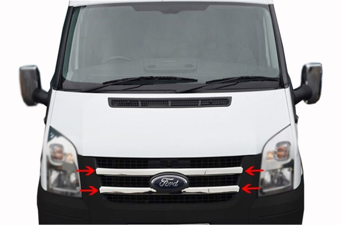 grila ford transit 2006-2012 inox