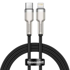 Cablu Baseus Type-C la Lightning 1m bk foto