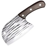 Cumpara ieftin Satar de bucatarie, otel inoxidabil lemn, maner ergonomic, 25 cm