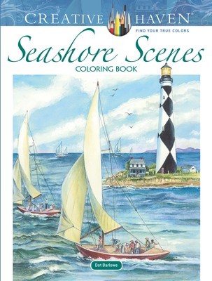 Creative Haven Seashore Scenes Coloring Book foto