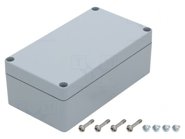 Carcasă Universală Aluminiu Gri 125x222x81mm