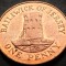 Moneda 1 PENNY - JERSEY, anul 2008 * cod 4951