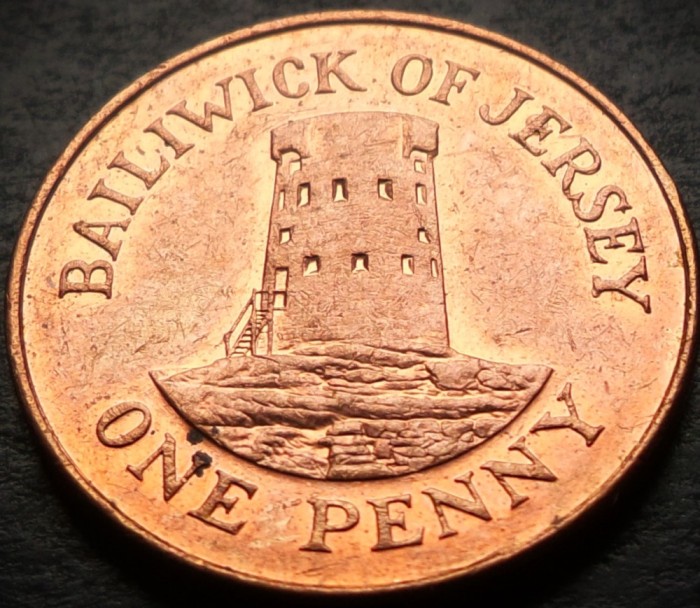 Moneda 1 PENNY - JERSEY, anul 2008 * cod 4951