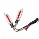 LED Motociclete ATV Semnalizatoare Rosu Alb 12v