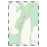 Cumpara ieftin Harta decorativa pentru perete Anina, Stil Clasic, 50x70 cm, PVC