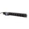 PDU LOGILINK 1U pt. rack 19 inch, 6 prize Schuko, intrare Schuko, max 16 A, circuit intrerupere 2 poli, 2 m, &quot;PDU6C02&quot; (timbru verde 0.8 lei)