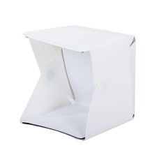 Mini studio foto pliabil Verk Group cu 20 LED-uri USB si husa, 22x24x24 cm