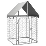 Gossi padoc pentru caini de exterior, cu acoperis, 100x100x150 cm