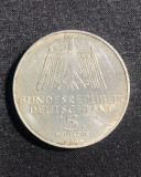 Moneda argint 5 mărci 1971D, Europa