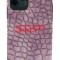 Toc TPU Leather Crocodile Apple iPhone X / XS Lavender