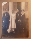 FOTOGRAFIE VECHE PE CARTON- MILITAR DECORAT CU ORDINUL MIHAI VITEAZUL-ANII 20