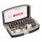 Bosch Set 32 buc capete de surubelnita, PH1; PH2; PH2; PH3; PZ1; PZ2; PZ2; PZ3; HEX 3 ProAdvanced PowerfulTools