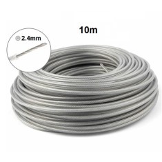 Fir motocoasa insertie otel 2.4mm x 10m rotund