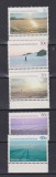 TERITORIUL ANTARCTIC AUSTRALIAN PEISAJE 1987 MI: 74-78 MNH