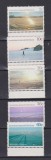 TERITORIUL ANTARCTIC AUSTRALIAN PEISAJE 1987 MI: 74-78 MNH, Nestampilat