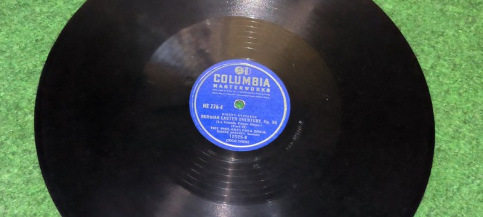 pt. gramofon patefon COLUMBIA - RIMSKY - KORSAKOV RUSSIAN EASTER OVERTURE OP. 36