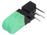 LED Galben-Verde cu Două Diode 20mA 60&deg;