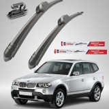 Cumpara ieftin Ștergătoare BMW X3 E83 (2003&ndash;2006) Pre-Facelift Flat | Set Față &ndash; TeamCar&reg;