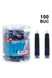 Set Rezerve Cerneala Stilou, 100 Bucati, Albastru