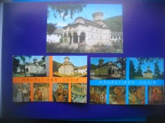 HOPCT LOT 4059 - 3 CARTI POSTALE-MANASTIREA COZIA -JUD VALCEA-NECIRCULATE