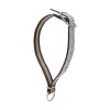 Curea Kerbl pentru Vaci si Vitei, Nailon Rezistent cu Piele, 85x4 cm, Reglabila, Negru/Verde Masliniu