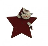 Cumpara ieftin Obiect decorativ pentru pomul de Craciun - Napkin Ring Star Snowman | Baden