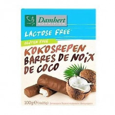 Batoane de ciocolata si nuca de cocos fara lactoza Damhert