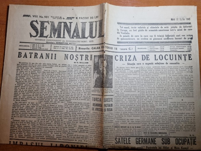 semnalul 10 aprilie 1945-hitler a luat comanda armatei,al 2-lea razboi mondial