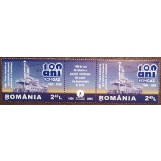 Romania 2009 - ROMGAZ - 100 de ani, stampilata