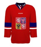 Echipa națională de hochei tricou de hochei Czech Republic 2023/2024 CCM Fandres replica - red David Pastrň&aacute;k #88 - XL