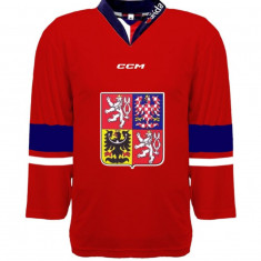 Echipa națională de hochei tricou de hochei Czech Republic 2023/2024 CCM Fandres replica - red - dětský 110