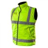 Vesta lucru,impermeabila, doua fete, una reflectorizanta, galben,marime XL (56) 81-520-XL