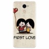 Husa silicon pentru Huawei Enjoy 7 Plus, First Love Great Lock Screen