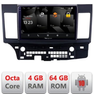 Navigatie Mitsubishi Lancer 5510-037 Android Octa Core 720p 4+64 DSP 360 camera carplay android auto CarStore Technology foto