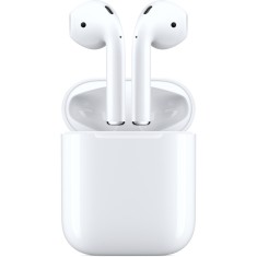 Casti True Wireless Apple AirPods 2 MV7N2ZM/A, Bluetooth, Alb