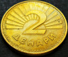 Moneda 2 DENARI - MACEDONIA, anul 2006 * cod 2197, Europa