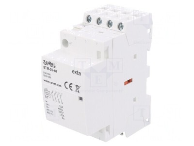 Contactor 4-Polar 25A 230VAC NO STM-25-40 foto