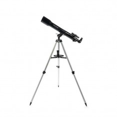 Telescop refractor Powerseeker 70AZ Celestron, 70 mm, marire 165x, trepied aluminiu, Negru