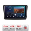 Navigatie Skoda Superb 2 B-SUPERB2 Android Ecran QLED octa core 4+64 carplay android auto KIT-SUPERB2+EDT-E310V3 CarStore Technology
