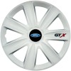Set 4 Capace Roti GTX Alb R15, Compatibil Cu Ford, Autohelix MSA
