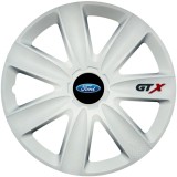 Cumpara ieftin Set 4 Capace Roti GTX Alb R15, Compatibil Cu Ford, Autohelix MSA
