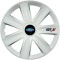 Set 4 Capace Roti GTX Alb R15, Compatibil Cu Ford
