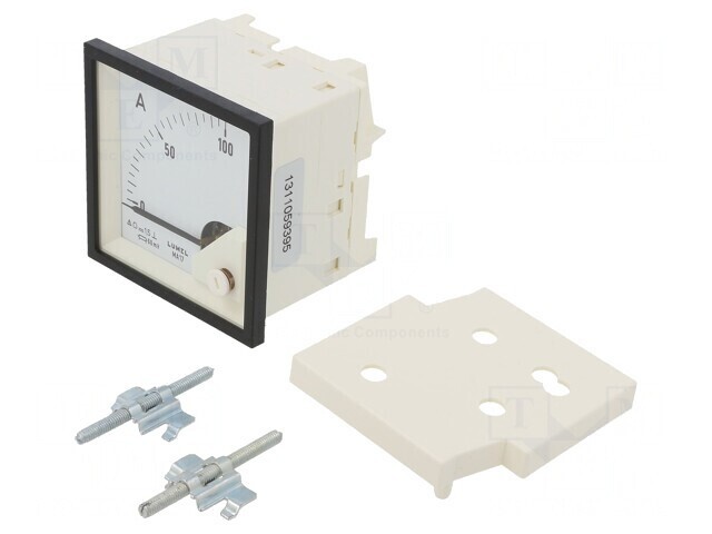 Ampermetru Panou DC 0-100A 61mm 600V