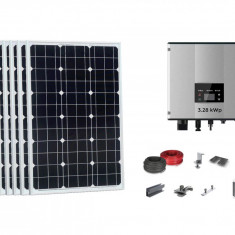 Kit fotovoltaic 3 kW monofazic – sistem complet panouri solare premium