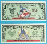 Disneyland (SUA) 1 Dollar 1997 &#039;Vrăjitor&#039; UNC serie: A00558508A: Comemorativă