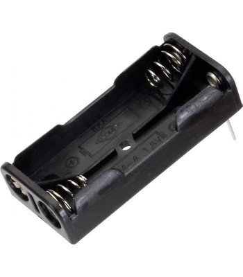Suport baterii 2x AAA terminal pentru PCB COMF BH-421-3P foto