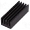 Radiator extrudat, aluminiu, 21mm x 8mm, neagra, FISCHER ELEKTRONIK - ICKSMDN21SA
