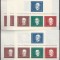 GERMANIA 1968 PERSONALITATI 10 COLITE NESTAMPILATE + STAMPILTATE