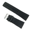 Curea Ceas Silicon 30mm Negru Cusatura Albastra Time Veranda Bratara Cauciuc Antialergic